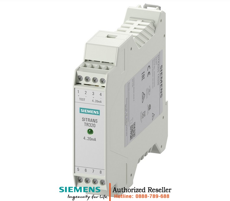 Bộ Chuyển Đổi Nhiệt Độ SITRANS TR320 7NG0327-0BA00-0AA0 - Đầu Dò Pt100, Rail DIN, Ngõ Ra 4-20mA 7NG0327-0BA00-0AA0
