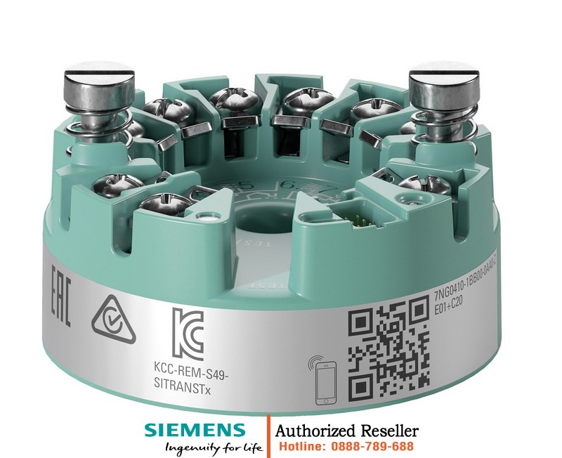 Bộ Chuyển Đổi Nhiệt Độ SITRANS TH420 7NG0410-1BB00-0NA0-Z - Đầu Vào Kép, HART, ATEX/IECEx, Cài Đặt Đầu Cảm Biến 7NG0410-1BB00-0NA0-Z