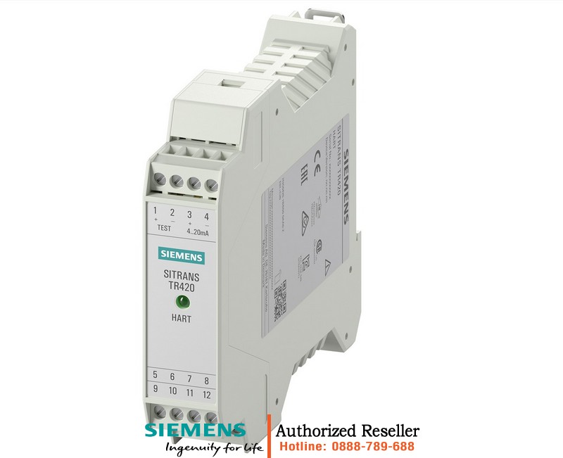 Bộ Chuyển Đổi Nhiệt Độ SITRANS TR420 7NG0420-1BB00-0AA0-Z - Đầu Dò 2 Kênh, Ngõ Ra HART, Lắp Rail 7NG0420-1BB00-0AA0-Z