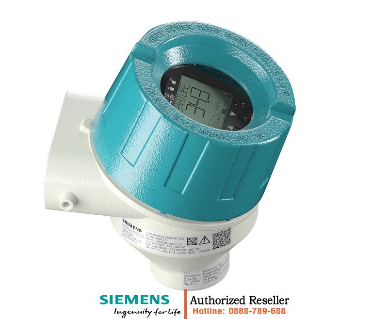 Bộ Chuyển Đổi Nhiệt Độ Siemens 7NG0440-0BA01-0BF0-Z - Cảm Biến HART 2 Ngõ Vào, Chuẩn Chống Nổ Ex i, Lắp Tường/Ống 7NG0440-0BA01-0BF0-Z